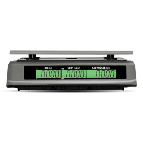Торговые настольные весы M-ER 328 TOUCH-M RS232 и USB